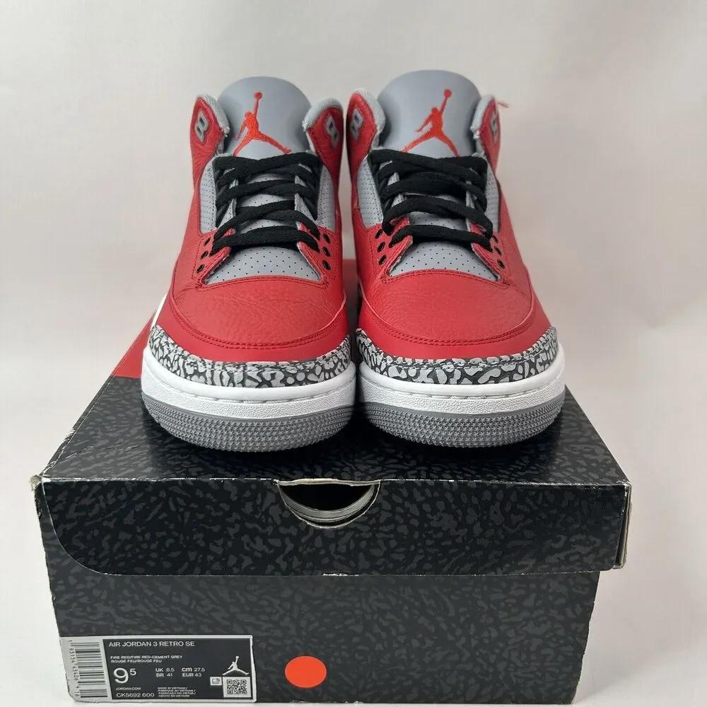 Nike Shoes Air Jordan 3 Retro SE “Unite/Fire Red” 2024